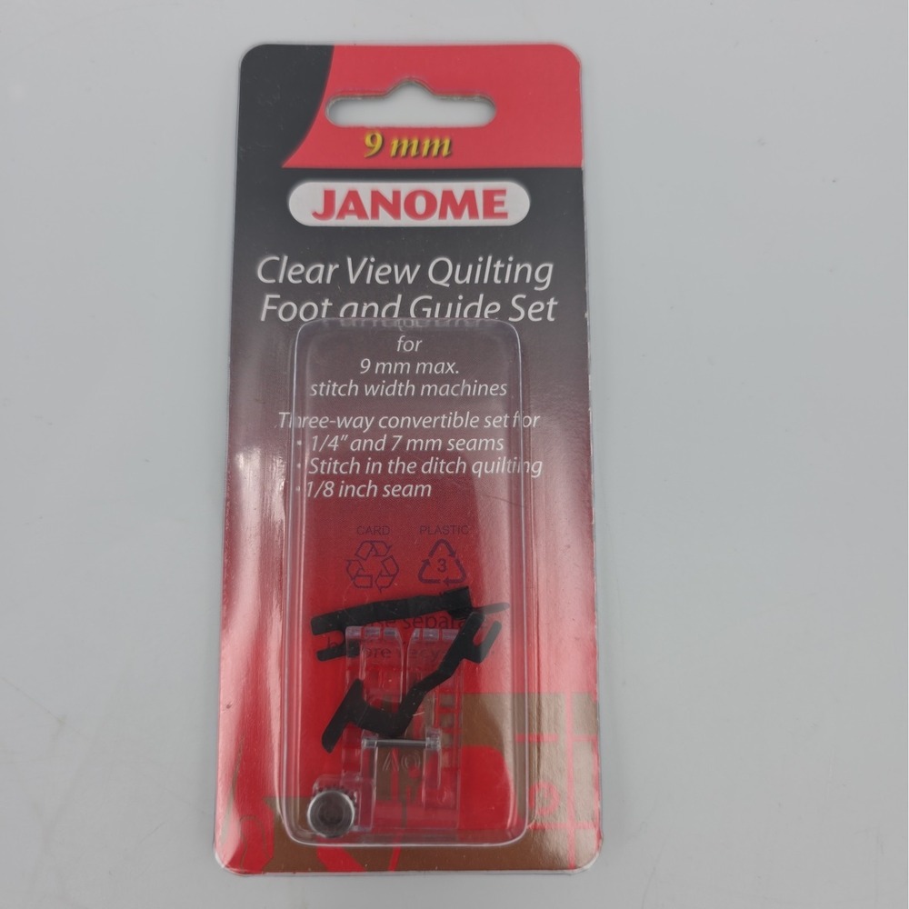 Janome Clear View Quilting Foot and Guide Set For Cat D And Elna Sewing Machines